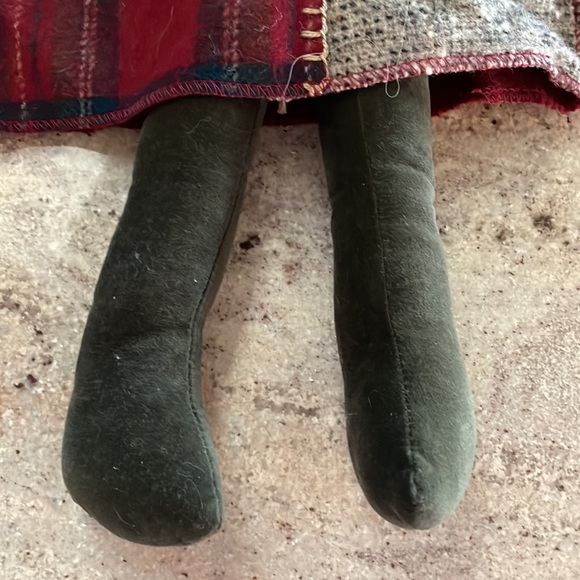 Felted Woof and Poof wool stuffed woodland Santa - Picture 6 of 6